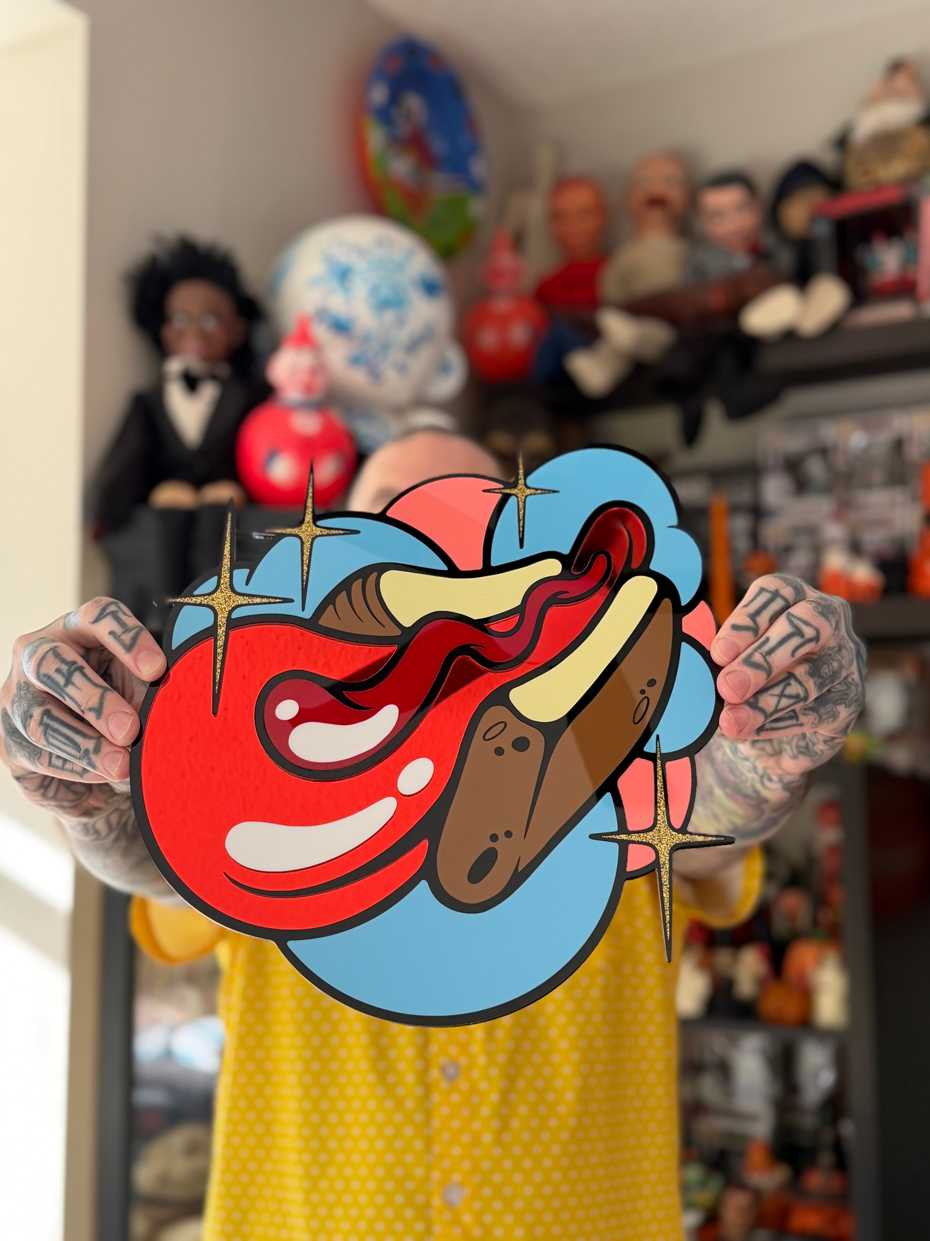 Hotdog! Wall Hanging Art