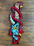 Hannya Katana Wall Art
