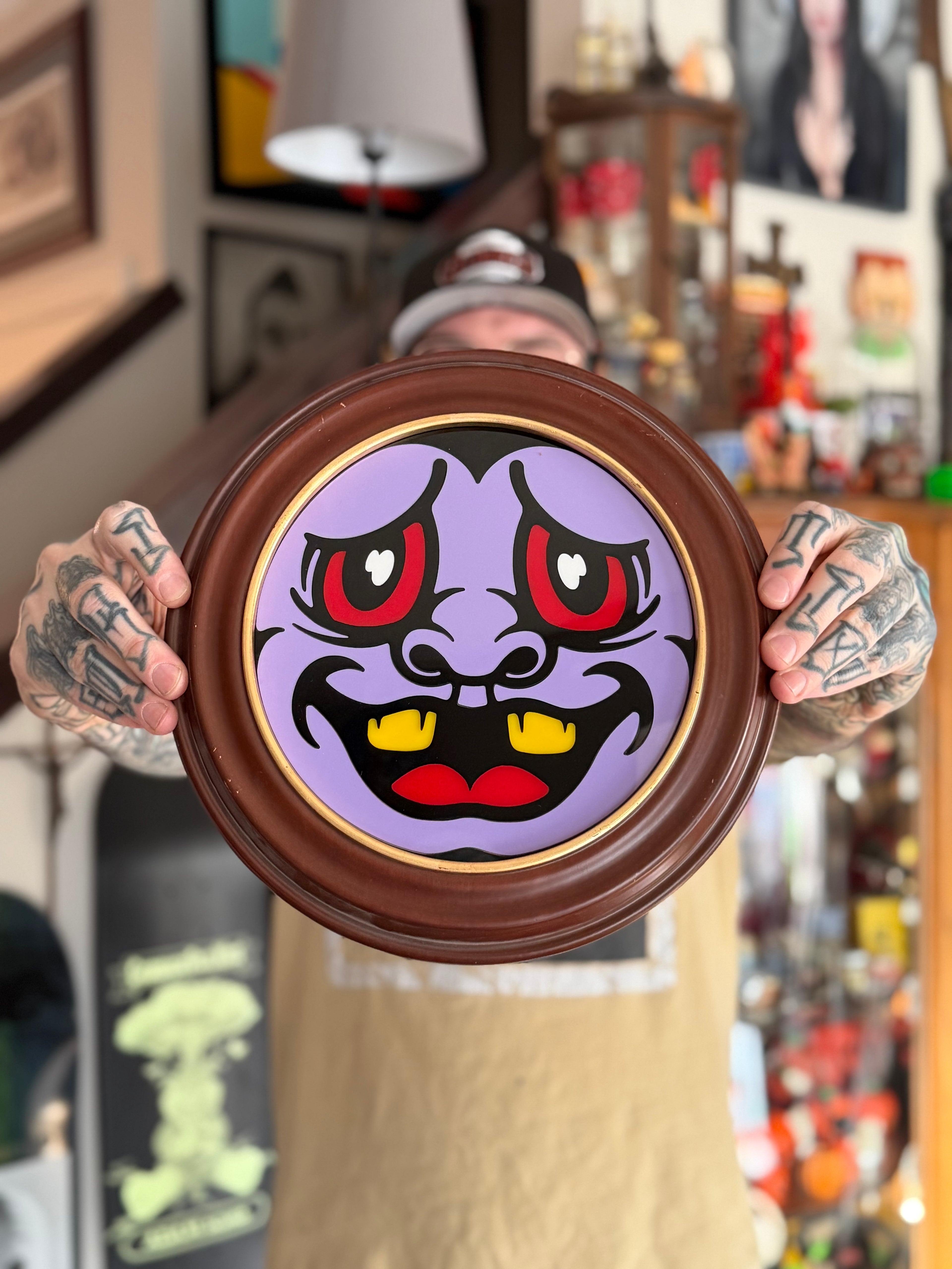 The Count! (Round Pre-Framed)