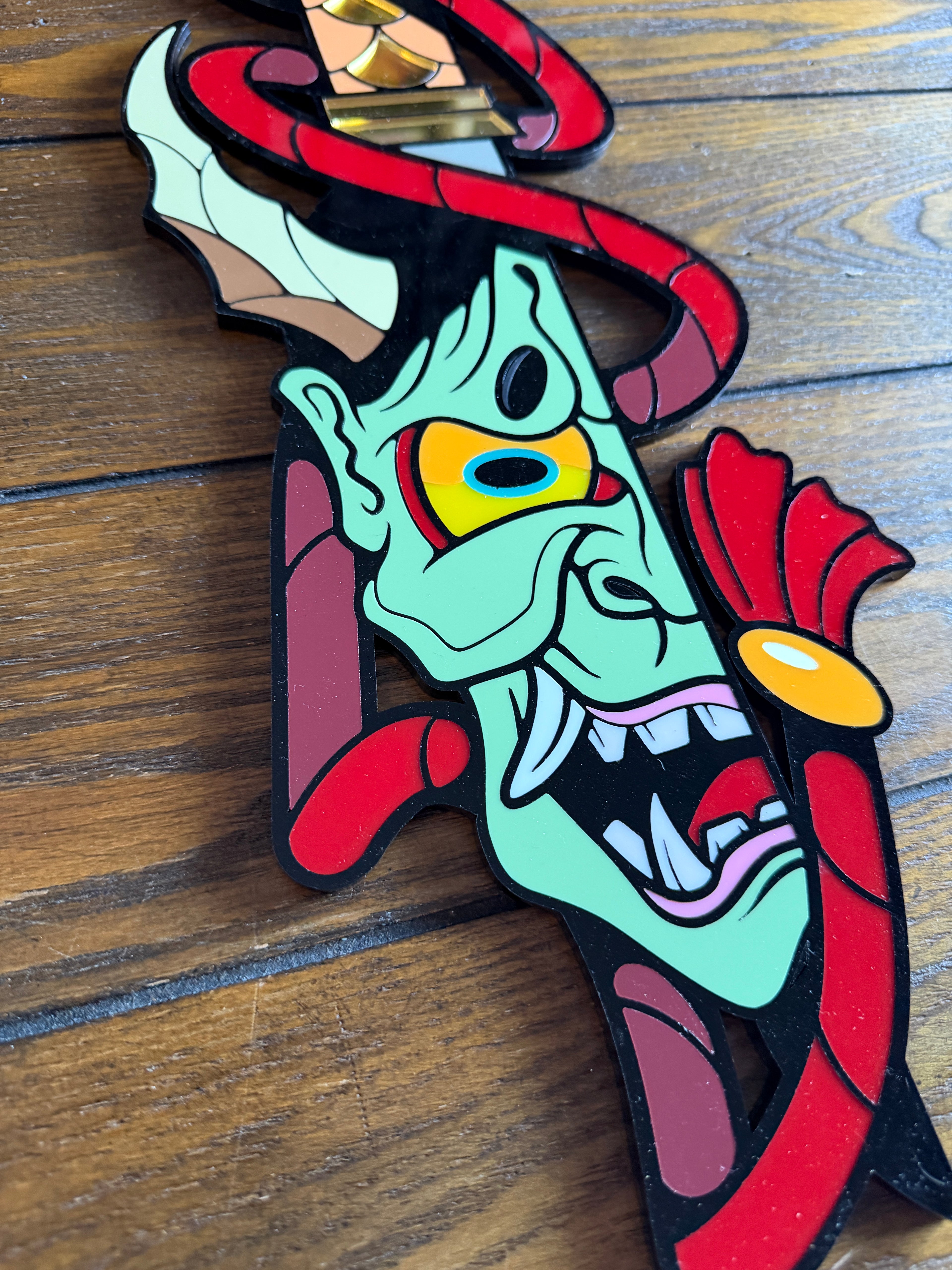 Hannya Katana Wall Art