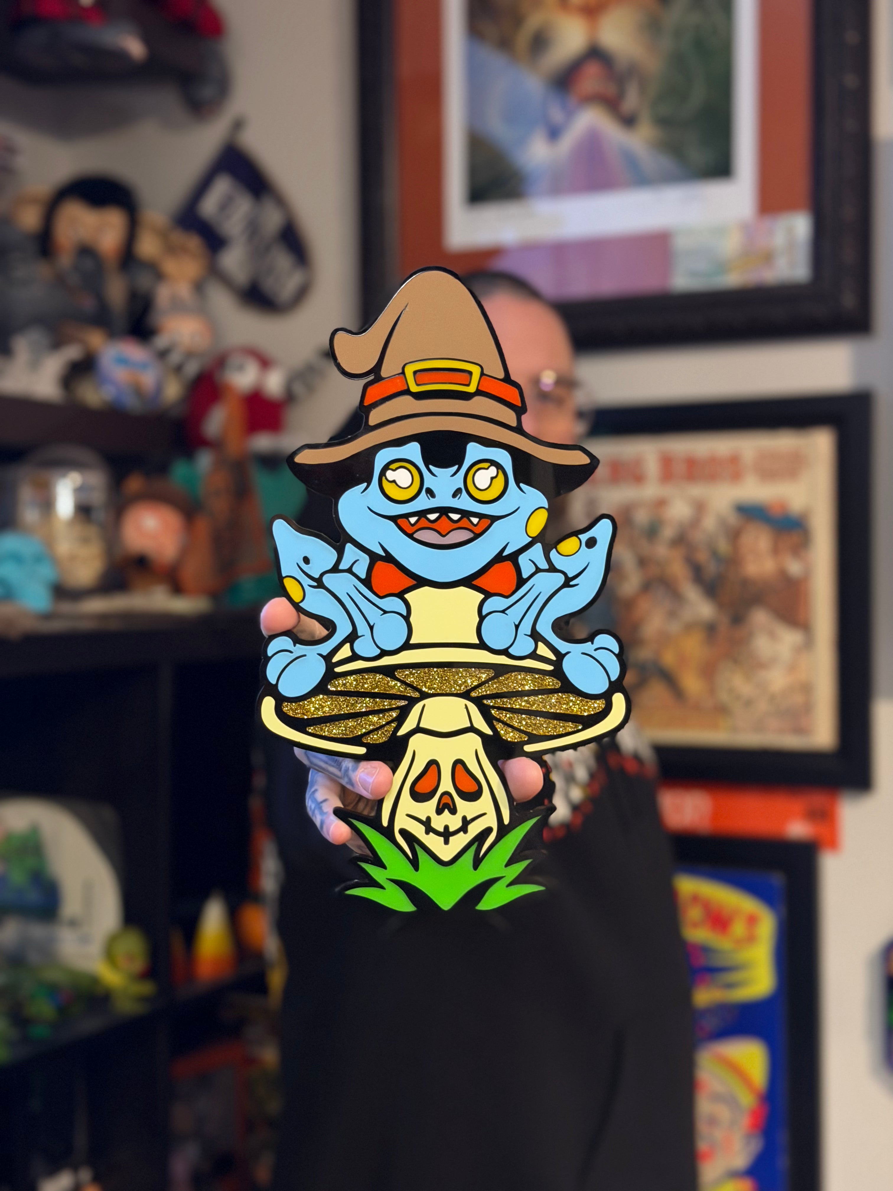 Wizard Frog Wall Hanging Art