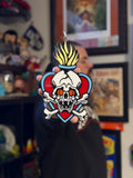 Sacred Heart Skull Wall Hanging Art