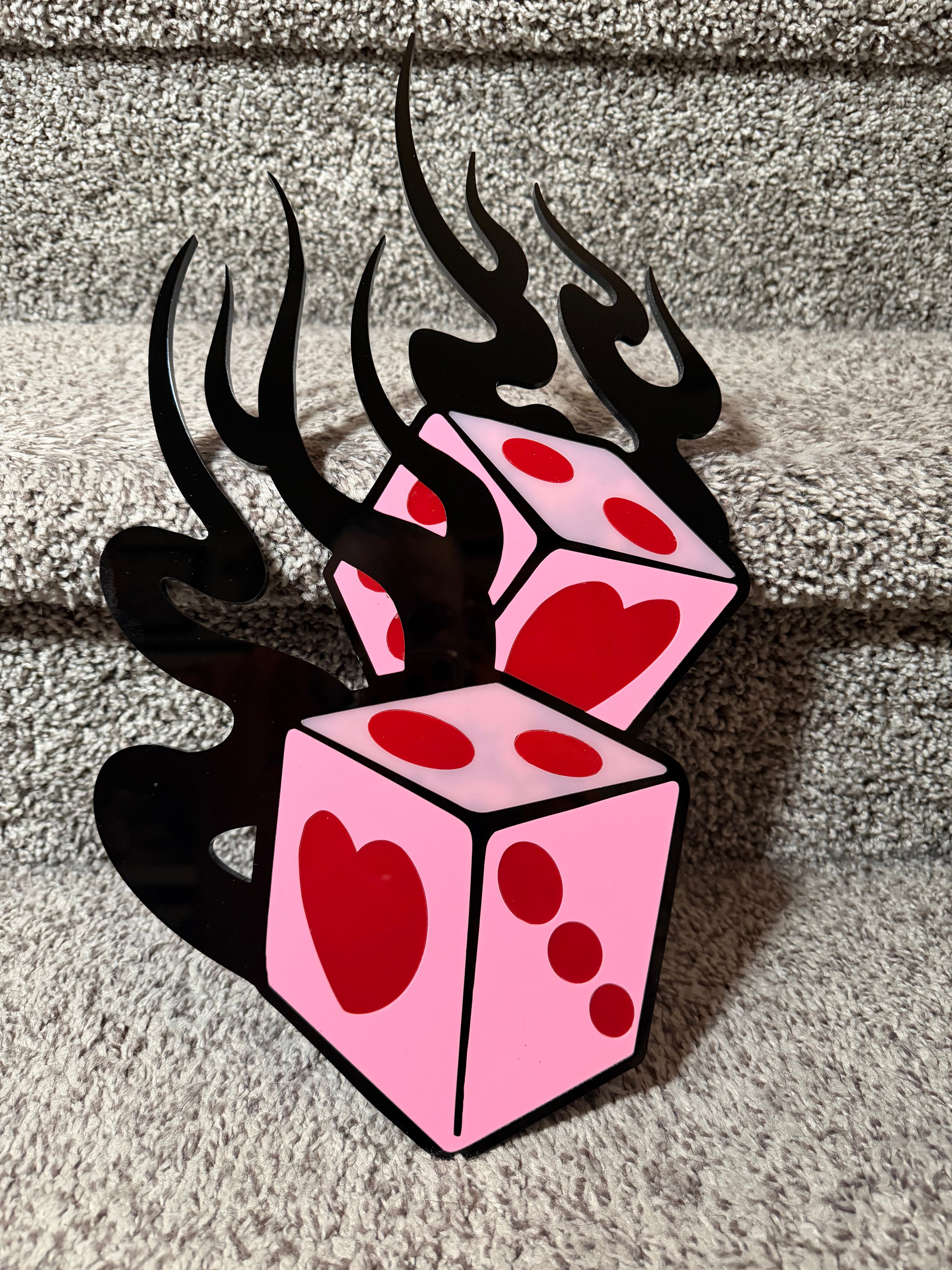 Lovey Dice Wall Hanging Art